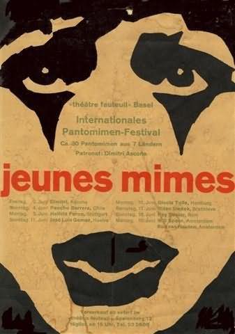 Jeunes Mimes poster