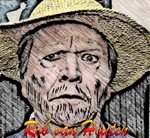 Rob van Houten als Van Gogh